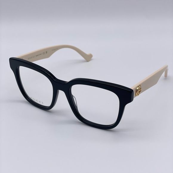 BRAND NEW GUCCI GG0958O 005 Black/White/Transparent Women Sunglasses main image 6